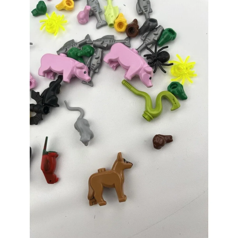 LEGO LOT Animal Minifig Lot 50+ Pieces As Shown